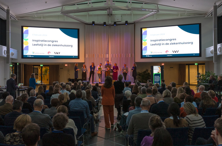 Overzichtsfoto van de zaal tijdens het congres